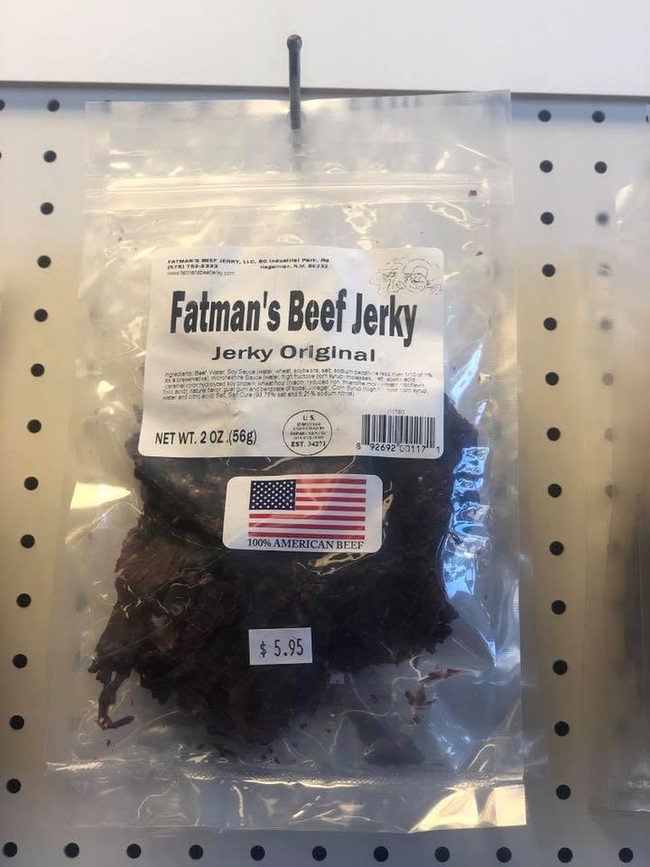 Product 148 on the shelf at The Beef Jerky Emporium