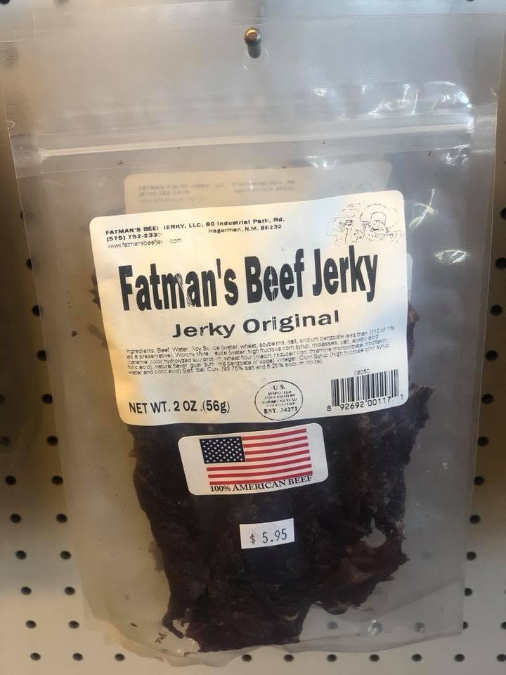 Product 125 on the shelf at The Beef Jerky Emporium