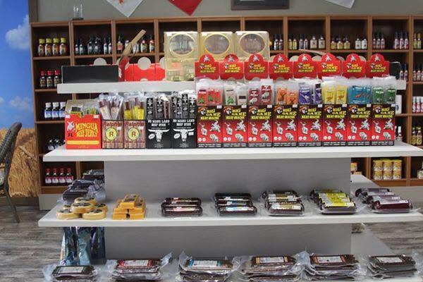 Product 120 on the shelf at The Beef Jerky Emporium