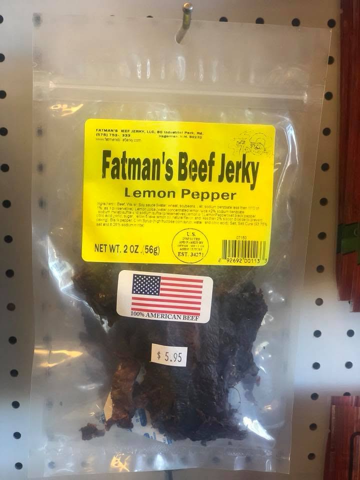 Product 142 on the shelf at The Beef Jerky Emporium